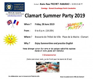 190606 jumelage Clamart Summer Party 2019 V3